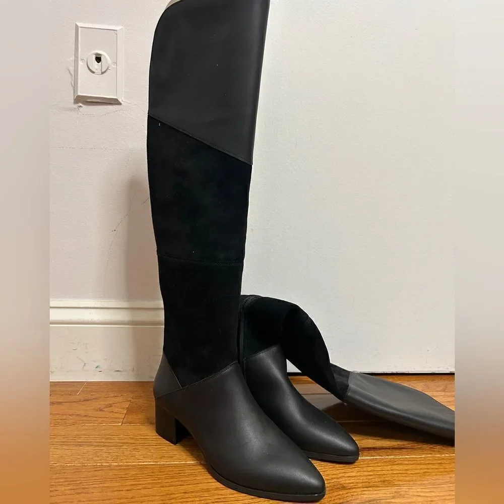 Waterproof over the knee boots